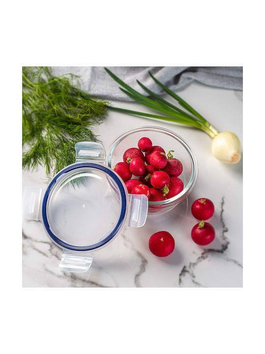 Kadax Cutie pentru Mâncare Sticlă Transparent 400ml 1buc
