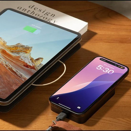 Native Union (Re)Classic MagSafe Power Bank 10000mAh 15W με Θύρα USB-C Power Delivery Μαύρο