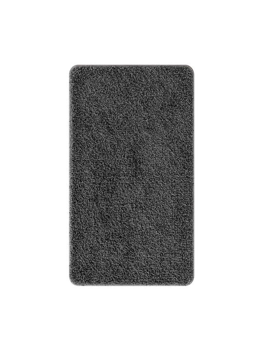vidaXL Non-Slip Bath Mat Microfiber 4019844 Dark Grey 70x120cm