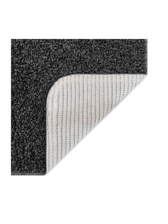 vidaXL Non-Slip Bath Mat Microfiber 4019824 Dark Grey 50x80cm