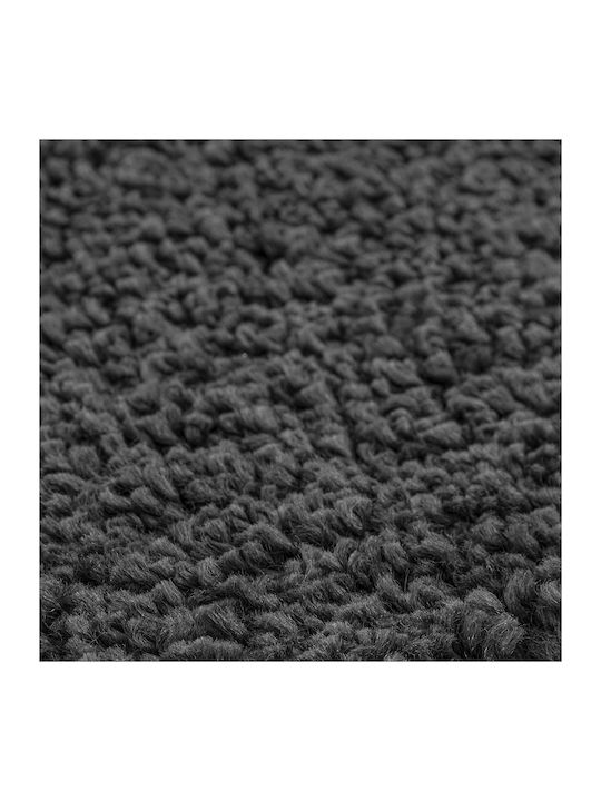 vidaXL Non-Slip Bath Mat 4019834 Dark Grey 60x90cm