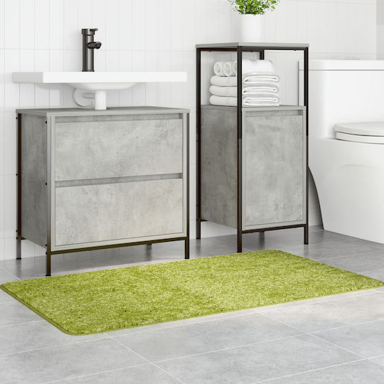 vidaXL Non-Slip Bath Mat Cotton 4019849 Green 70x120cm
