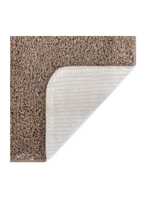 vidaXL Rutschfestes Badematten Set Baumwollbraune 4019867 50x80cm 3 Stück