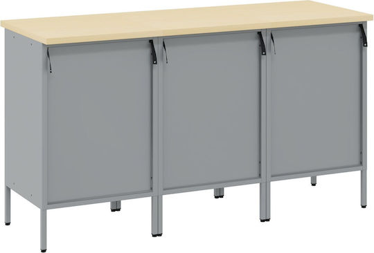 vidaXL Πάγκος Εργασίας Αντοχής 150kg 55x85x150cm 3τμχ 3321371