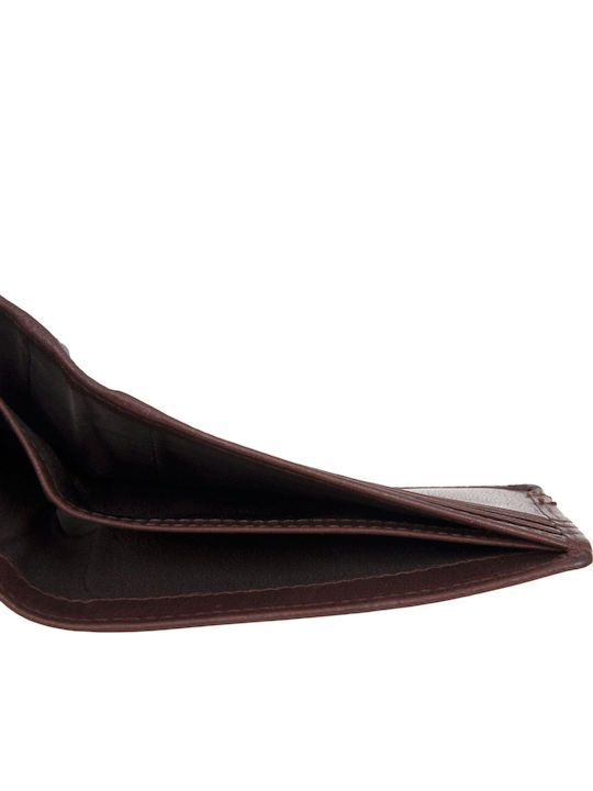 Leather Men's Wallet Classic Brown