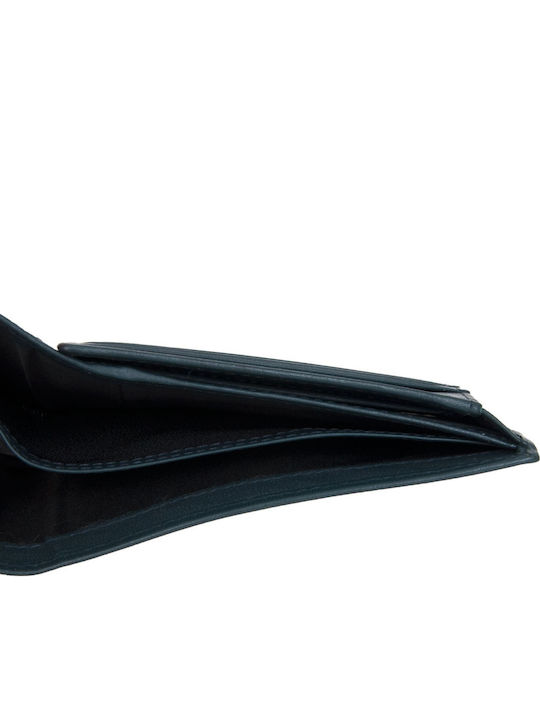 Leather Men's Wallet Classic Blue