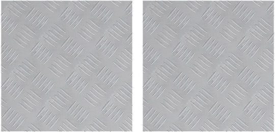 vidaXL Floor Material Aluminum for Steps 40x40cm 2pcs