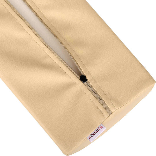 Habys Ημικυλινδρικό Μαξιλάρι Μέσης 60x19x9cm σε Μπεζ χρώμα G-KSPWK533012EKO