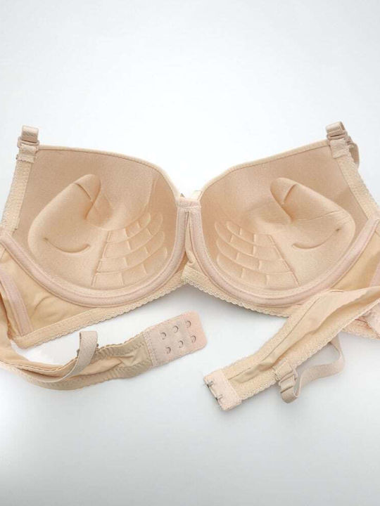 Beige Σουτιέν Liegestütz mit Bügel