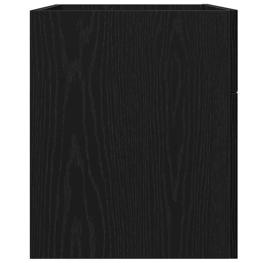 vidaXL Πάγκος χωρίς Νιπτήρα Μ90xΒ38.5xΥ46cm Μαύρη Δρυς