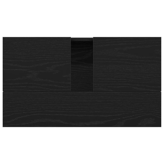 vidaXL Шкаф без Мивка Д58xШ33xВ60см Black Oak