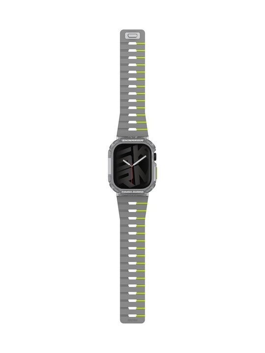 Skinarma Θήκη Σιλικόνης σε Γκρι χρώμα για Apple Watch 46mm