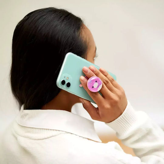 Lazerbuilt Squishmallows Lola Unicorn – Universal Phone Grip & Βάση Στήριξης Λούτρινη Υφή