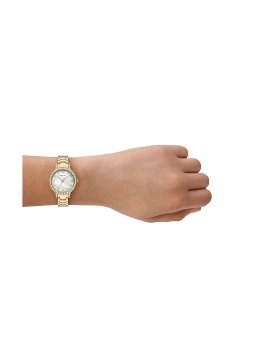 Emporio Armani Women's Watch with Gold Metal Bracelet