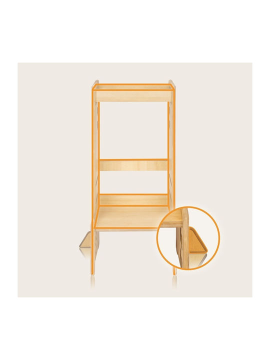 Learning Tower made of Wood White Lionelo