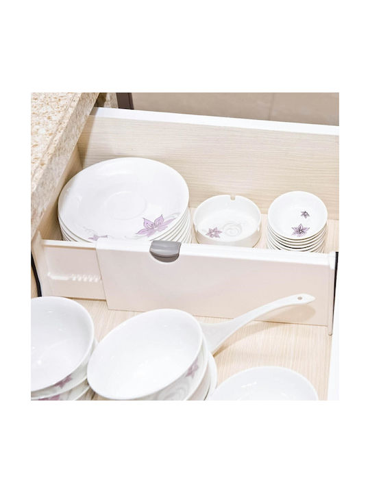 Drawer Cutlery Trays Plastic White