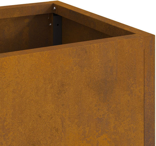 vidaXL Topf Metallisch Distressed Steel 60x26x45cm.