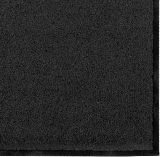 vidaXL Anti-slip Rug Outdoor Rectangular Black