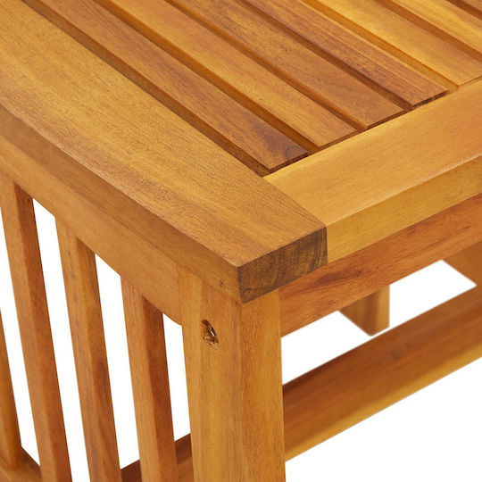 Sitting Room Table 45x45x50 Brown Acacia