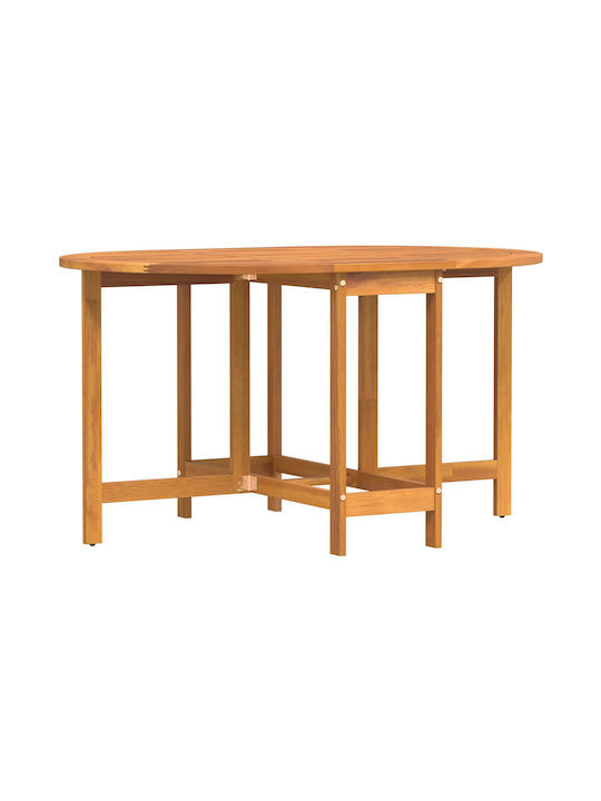 Outdoor Table Made of Acacia Foldable Acacia 110x60x72cm