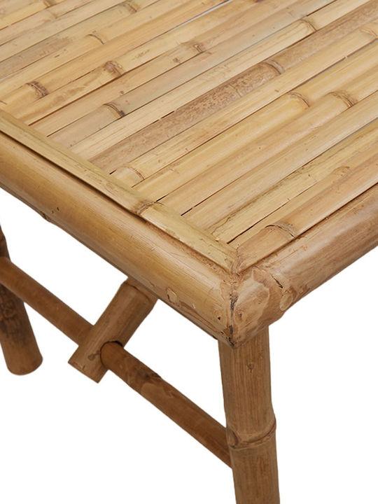 Masa Masa de lounge pentru spații exterioare de bambus 110x50x43buc