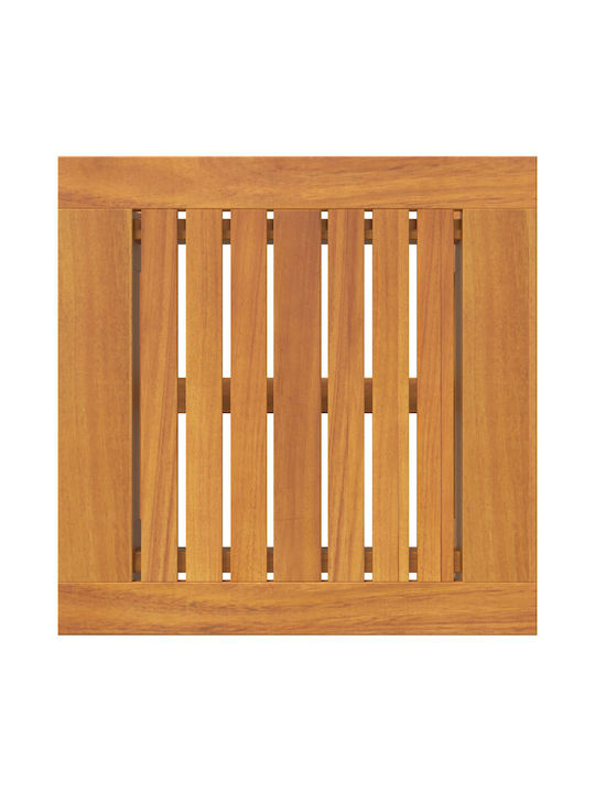 Sitting Room Table for Small Outdoor Spaces Made of Acacia Acacia 45x45x40cm
