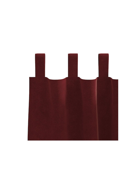 vidaXL Burgundy Blackout Curtains Set with Tab Top 140x225cm