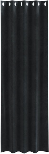vidaXL Set Curtains with Black Grommets 140x225cm