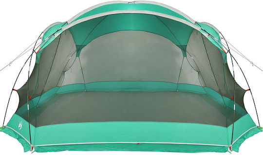 vidaXL Green Camping Tent for 4 People 434x434x230cm