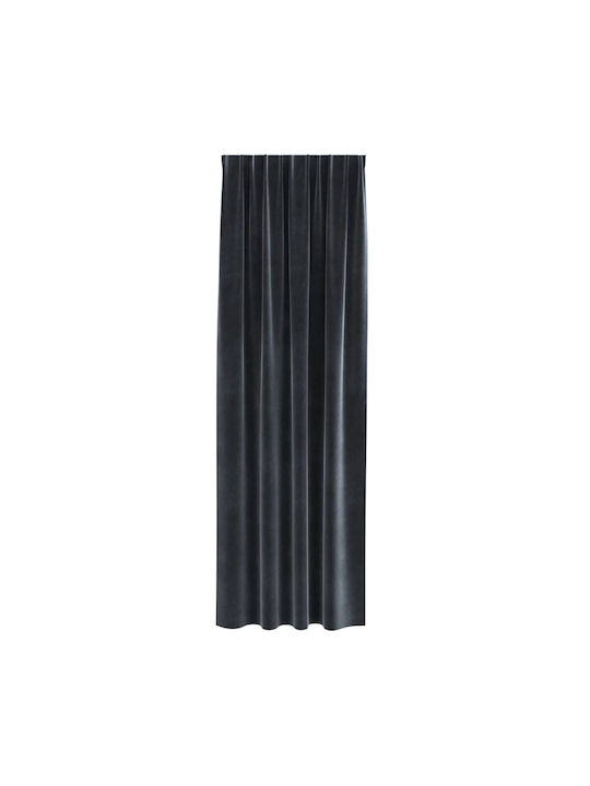 vidaXL Set Vorhänge Verdunkelung mit Bleistiftfalten Grau 140x225cm