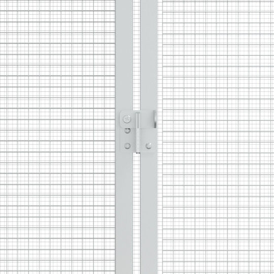 vidaXL Bird Cage 102x208x108cm. Gray