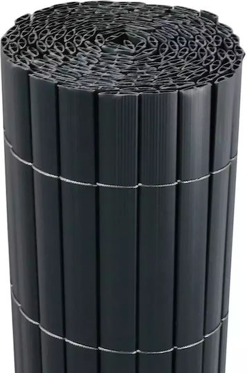 Reinforced Two-Sided PVC Reed Screen 19mm Grey 100 Y X 300cm 54112