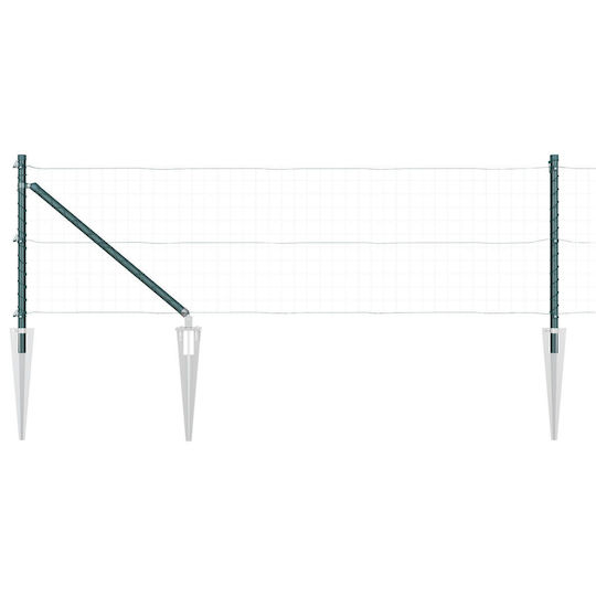 vidaXL Garden Fencing Material 26pcs Green