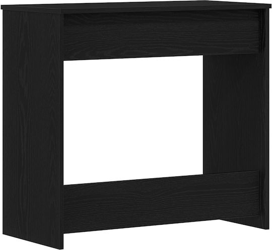 Desk Wooden Black Oak 80x40x75cm