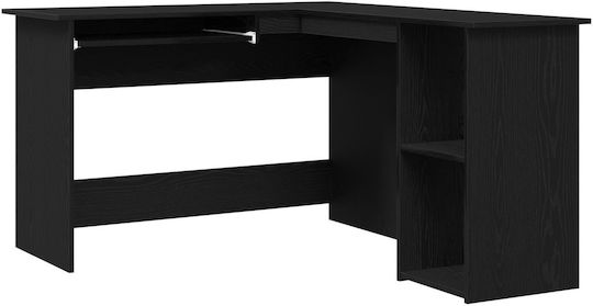 Ecke Schreibtisch Holz Black Oak 120x140x75cm