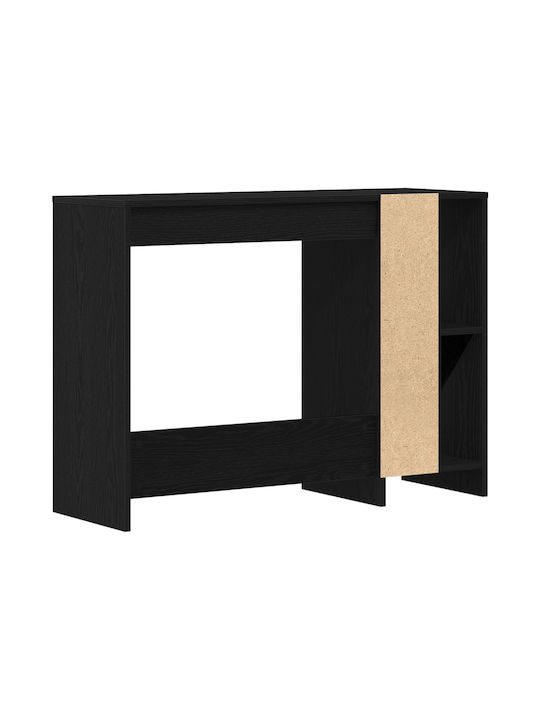 Бюро Дървено Черно Дъб 102.5x35x75см