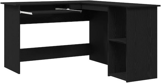 Ecke Schreibtisch Holz Black Oak 120x140x75cm