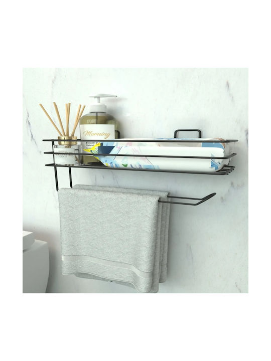 Femmit Wall-Mounted Metal Snap-On Kitchen Paper Holder & Space Organizer 14x10x30 Cm Matte Berry