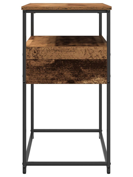 Console Table Wood & Metal Old Wood L75xW40xH75cm