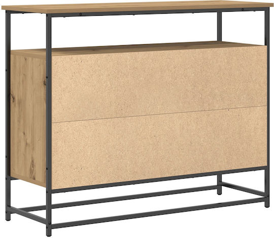 Κονσόλα από Ξύλο & Μέταλλο Artisan Oak Μ100xΠ35xΥ80εκ.