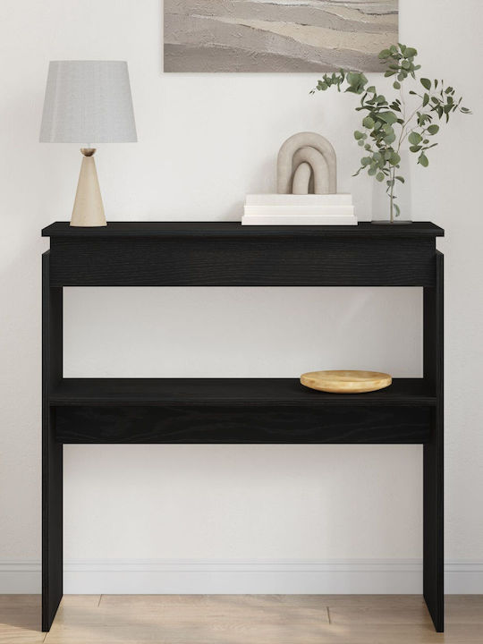 Конзолна маса Дървена Black Oak Д80xШ30xВ80cm