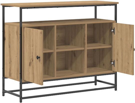 Κονσόλα από Ξύλο & Μέταλλο Artisan Oak Μ100xΠ35xΥ80εκ.