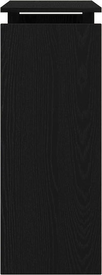 Wooden Console Table Black Oak L80xW30xH80cm