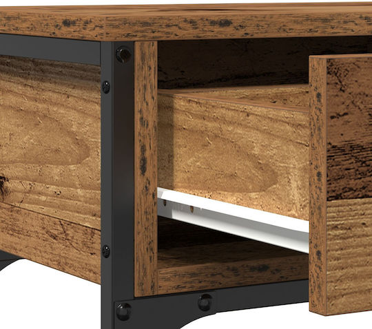 Console Table Wood & Metal L72.5xW25xH75cm