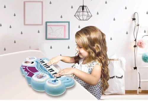 Lexibook Disney Frozen Ηλεκτρονικό Πληκτρολόγιο Κάθισμα Μικρόφωνο Mp3 Player 25.k707fz