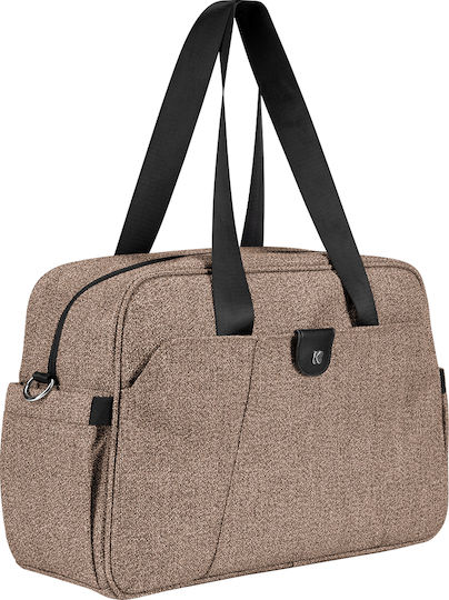 Kikka Boo Shoulder/Hand Diaper Bag Chelsea Beige 44x28x16cm.