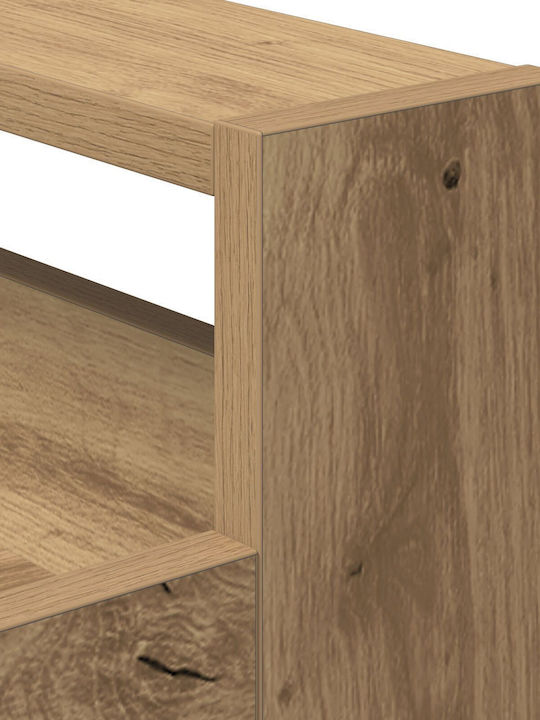 vidaXL Τρόλεϊ Κουζίνας Ξύλινο 3 Θέσεων Καφέ 60x45x80cm