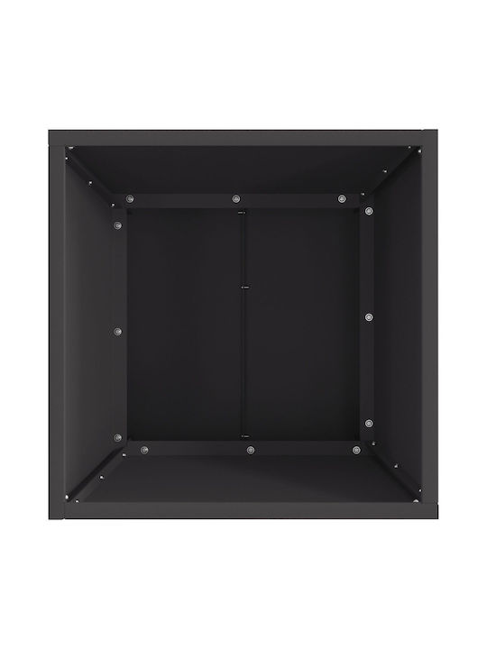 vidaXL Firepit Black 40x40x30cm