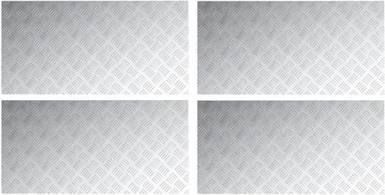 vidaXL Bodenmaterial für Treppen 100x50cm 4Stück