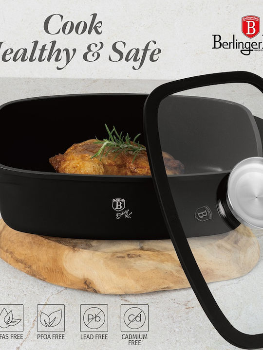 Berlinger Haus Γάστρα Ορθογώνια από Χυτό Αλουμίνιο 21cm 6lt